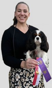 New Champion La Reina’s Fly Me To The Moon “Luna” with handler Kaycee Klang